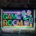 Game Room Poker Cigar Deluxe App-Enabled 3-Color LED Light Sign - Way Up Gifts