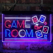 Game Room Poker Cigar Deluxe App-Enabled 3-Color LED Light Sign - LED Gift Works