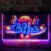 Coffee Cup Shop Display Deluxe App-Enabled 3-Color LED Light Sign - Way Up Gifts