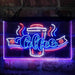 Coffee Cup Shop Display Deluxe App-Enabled 3-Color LED Light Sign - Way Up Gifts