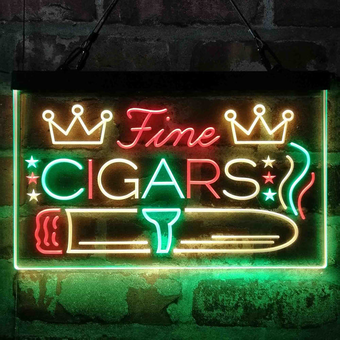 Fine Cigar King Room Deluxe App-Enabled 3-Color LED Light Sign - Way Up Gifts