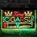 Fine Cigar King Room Deluxe App-Enabled 3-Color LED Light Sign - Way Up Gifts