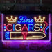 Fine Cigar King Room Deluxe App-Enabled 3-Color LED Light Sign - Way Up Gifts