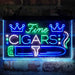 Fine Cigar King Room Deluxe App-Enabled 3-Color LED Light Sign - Way Up Gifts