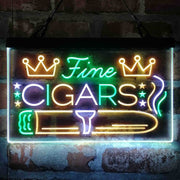 Fine Cigar King Room Deluxe App-Enabled 3-Color LED Light Sign - LED Gift Works