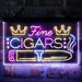 Fine Cigar King Room Deluxe App-Enabled 3-Color LED Light Sign - Way Up Gifts