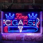 Fine Cigar King Room Deluxe App-Enabled 3-Color LED Light Sign - LED Gift Works