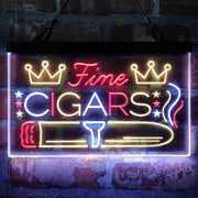 Fine Cigar King Room Deluxe App-Enabled 3-Color LED Light Sign - LED Gift Works