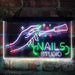 Nails Studio Beauty Salon Deluxe App-Enabled 3-Color LED Light Sign - Way Up Gifts