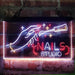 Nails Studio Beauty Salon Deluxe App-Enabled 3-Color LED Light Sign - Way Up Gifts