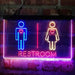 Restroom Toilet Men Women Unisex Deluxe App-Enabled 3-Color LED Light Sign - Way Up Gifts