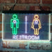 Restroom Toilet Men Women Unisex Deluxe App-Enabled 3-Color LED Light Sign - Way Up Gifts