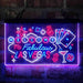 Welcome to Las Vegas Casino Beer Bar Deluxe App-Enabled 3-Color LED Light Sign - Way Up Gifts