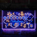 Welcome to Las Vegas Casino Beer Bar Deluxe App-Enabled 3-Color LED Light Sign - Way Up Gifts