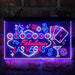 Welcome to Las Vegas Casino Beer Bar Deluxe App-Enabled 3-Color LED Light Sign - Way Up Gifts