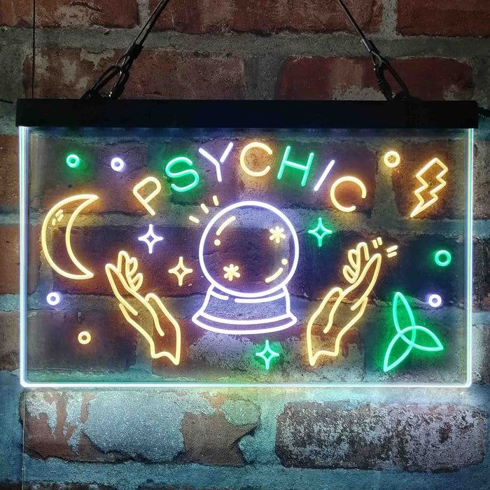 Psychic Reader Star Moon Boutique Deluxe App-Enabled 3-Color LED Light Sign - Way Up Gifts