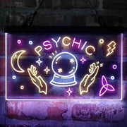 Psychic Reader Star Moon Boutique Deluxe App-Enabled 3-Color LED Light Sign | LED Wall Decor - LED Gift Works