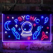 Psychic Reader Star Moon Boutique Deluxe App-Enabled 3-Color LED Light Sign | LED Wall Decor - LED Gift Works