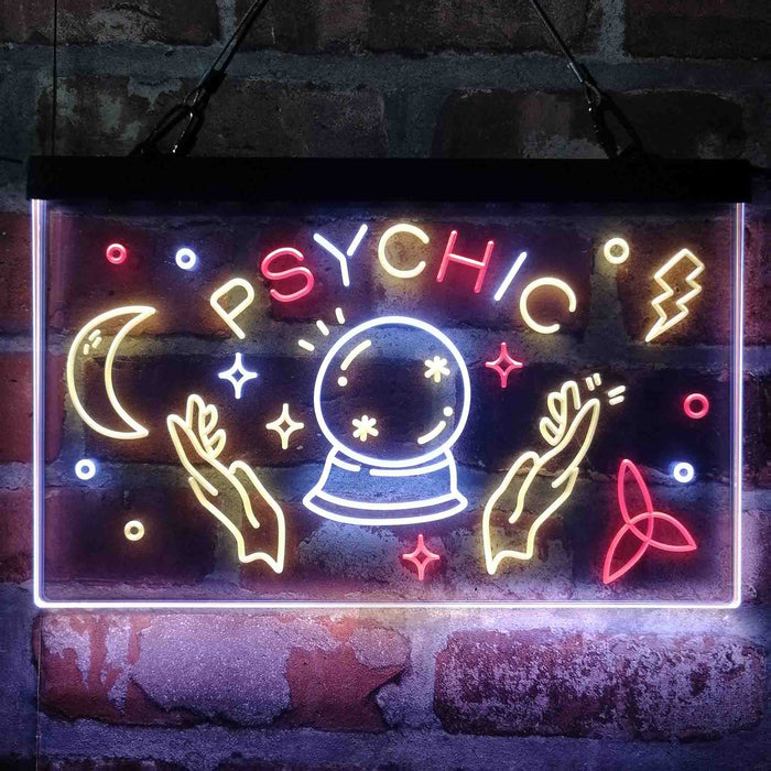 Psychic Reader Star Moon Boutique Deluxe App-Enabled 3-Color LED Light Sign - Way Up Gifts