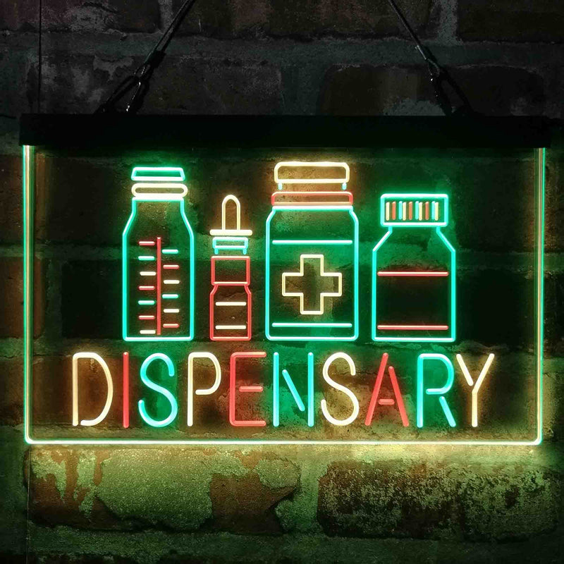 Dispensary Store Medical Deluxe App-Enabled 3-Color LED Light Sign - LED Gift Works