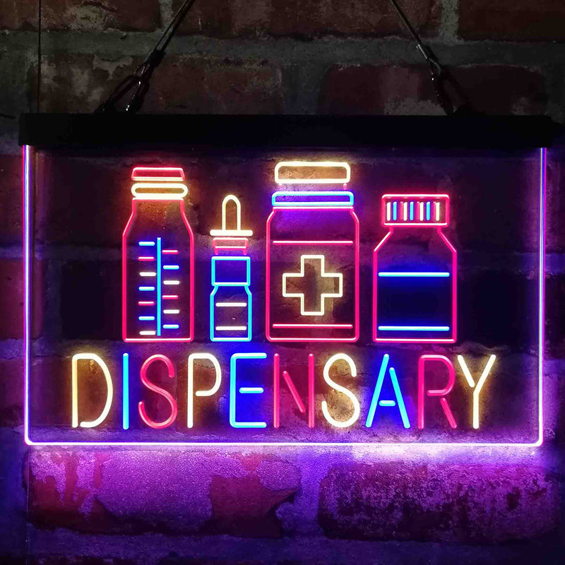Dispensary Store Medical Deluxe App-Enabled 3-Color LED Light Sign - LED Gift Works