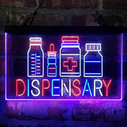 Dispensary Store Medical Deluxe App-Enabled 3-Color LED Light Sign - LED Gift Works