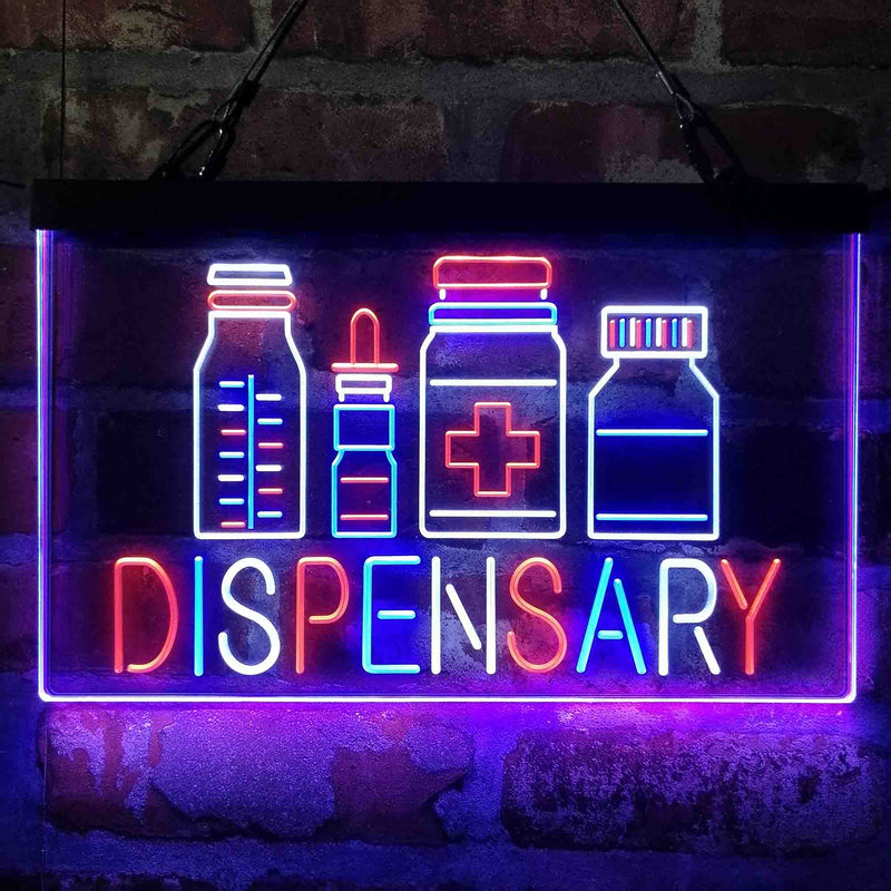 Dispensary Store Medical Deluxe App-Enabled 3-Color LED Light Sign - LED Gift Works