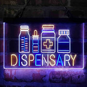 Dispensary Store Medical Deluxe App-Enabled 3-Color LED Light Sign - LED Gift Works