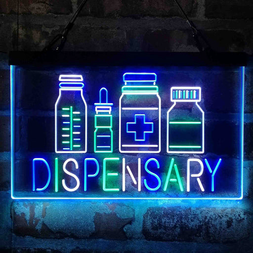 Dispensary Store Medical Deluxe App-Enabled 3-Color LED Light Sign - LED Gift Works