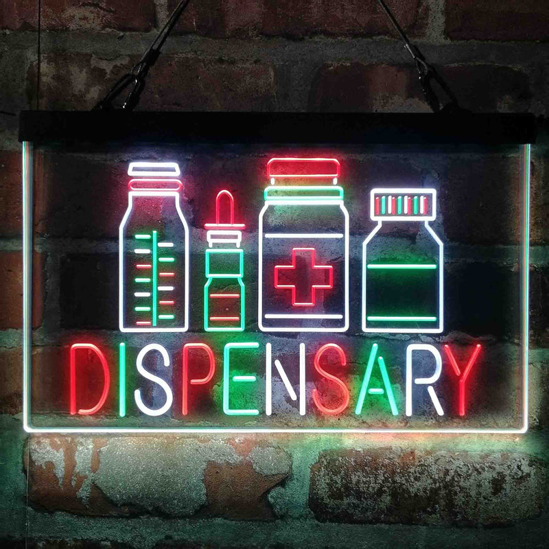 Dispensary Store Medical Deluxe App-Enabled 3-Color LED Light Sign - LED Gift Works