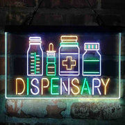 Dispensary Store Medical Deluxe App-Enabled 3-Color LED Light Sign - LED Gift Works