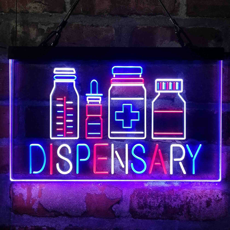 Dispensary Store Medical Deluxe App-Enabled 3-Color LED Light Sign - LED Gift Works