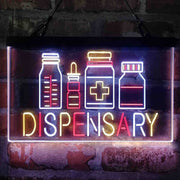 Dispensary Store Medical Deluxe App-Enabled 3-Color LED Light Sign - LED Gift Works