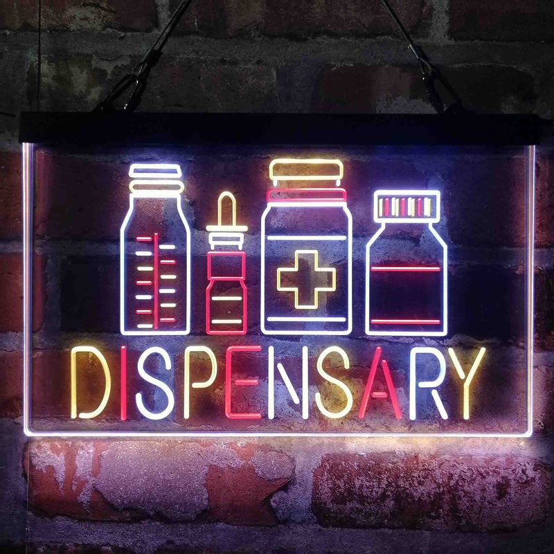 Dispensary Store Medical Deluxe App-Enabled 3-Color LED Light Sign - LED Gift Works