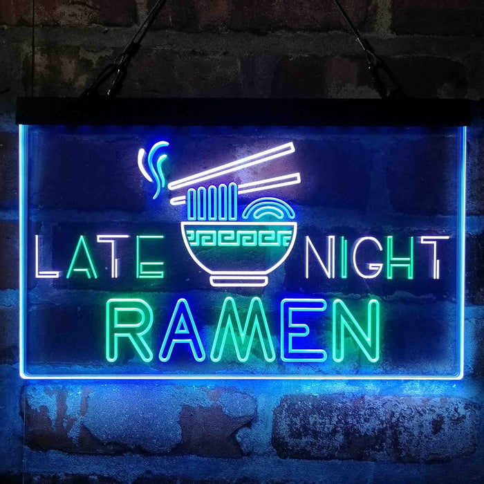 Late Night Ramen Shop Deluxe App-Enabled 3-Color LED Light Sign - Way Up Gifts