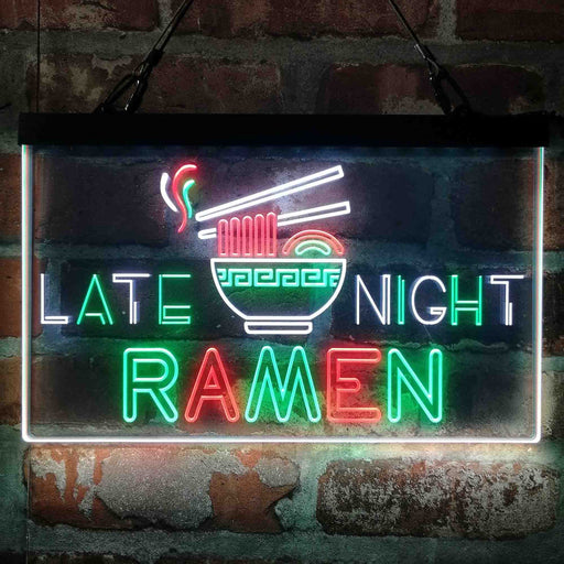 Late Night Ramen Shop Deluxe App-Enabled 3-Color LED Light Sign - Way Up Gifts