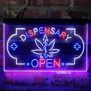 Dispensary Store Open Deluxe App-Enabled 3-Color LED Light Sign - LED Gift Works