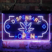 Dispensary Store Open Deluxe App-Enabled 3-Color LED Light Sign - LED Gift Works