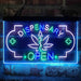 Dispensary Store Open Deluxe App-Enabled 3-Color LED Light Sign - Way Up Gifts