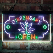 Dispensary Store Open Deluxe App-Enabled 3-Color LED Light Sign - LED Gift Works