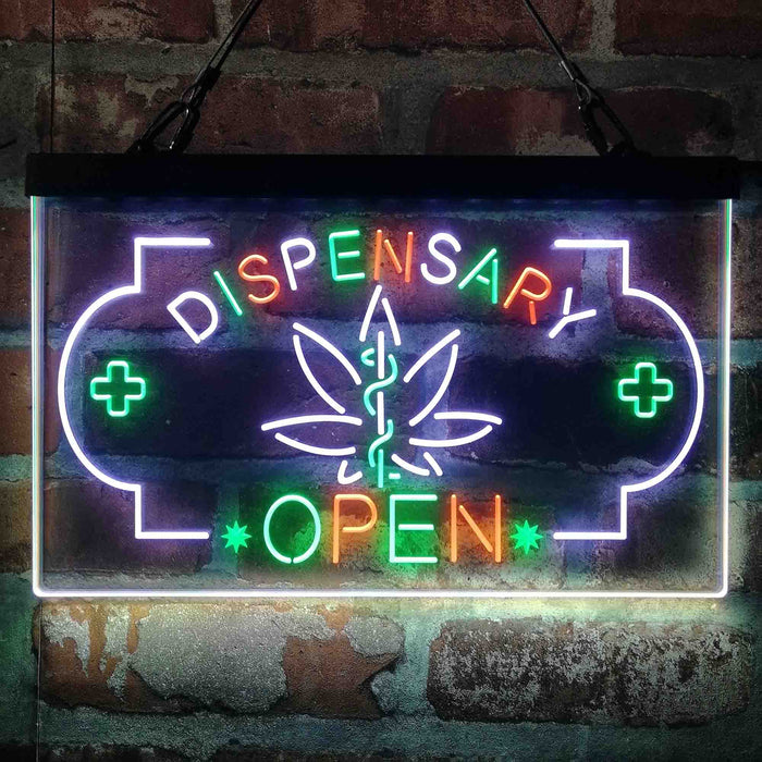 Dispensary Store Open Deluxe App-Enabled 3-Color LED Light Sign - Way Up Gifts