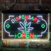 Dispensary Store Open Deluxe App-Enabled 3-Color LED Light Sign - Way Up Gifts