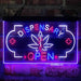 Dispensary Store Open Deluxe App-Enabled 3-Color LED Light Sign - Way Up Gifts