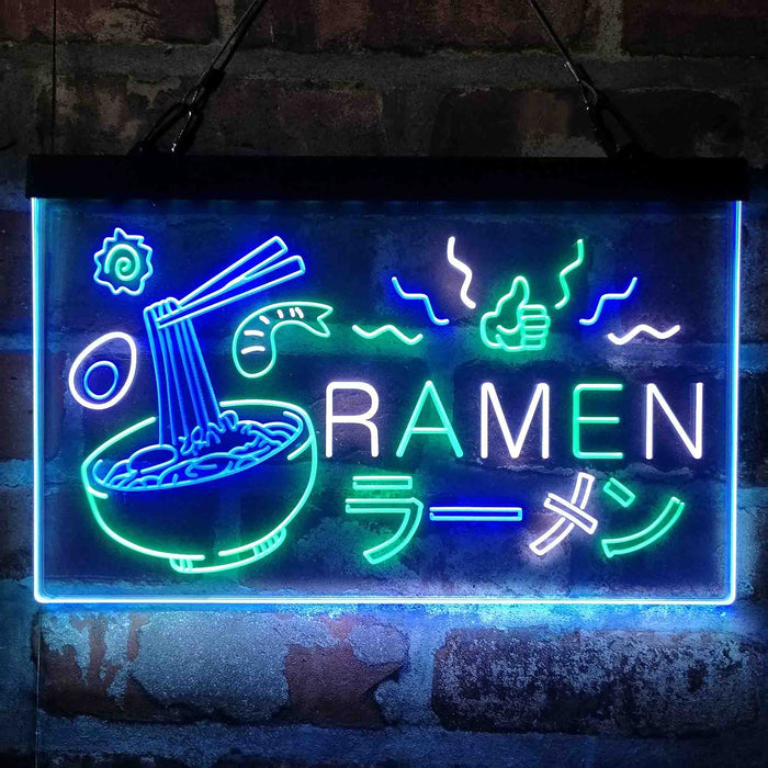 Japan Ramen Noodle Food Deluxe App-Enabled 3-Color LED Light Sign - Way Up Gifts