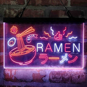Japan Ramen Noodle Food Deluxe App-Enabled 3-Color LED Light Sign - LED Gift Works