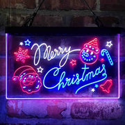 Merry Christmas Decoration Deluxe App-Enabled 3-Color LED Light Sign | LED Wall Decor - LED Gift Works