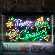 Merry Christmas Decoration Deluxe App-Enabled 3-Color LED Light Sign | LED Wall Decor - LED Gift Works