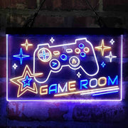 Game Room Console Controller Video Deluxe App-Enabled 3-Color LED Light Sign - LED Gift Works