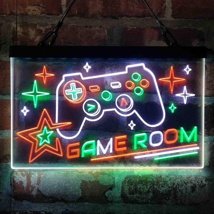 Game Room Console Controller Video Deluxe App-Enabled 3-Color LED Light Sign - Way Up Gifts