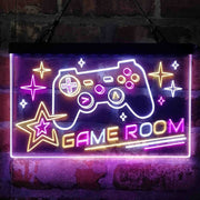 Game Room Console Controller Video Deluxe App-Enabled 3-Color LED Light Sign - LED Gift Works